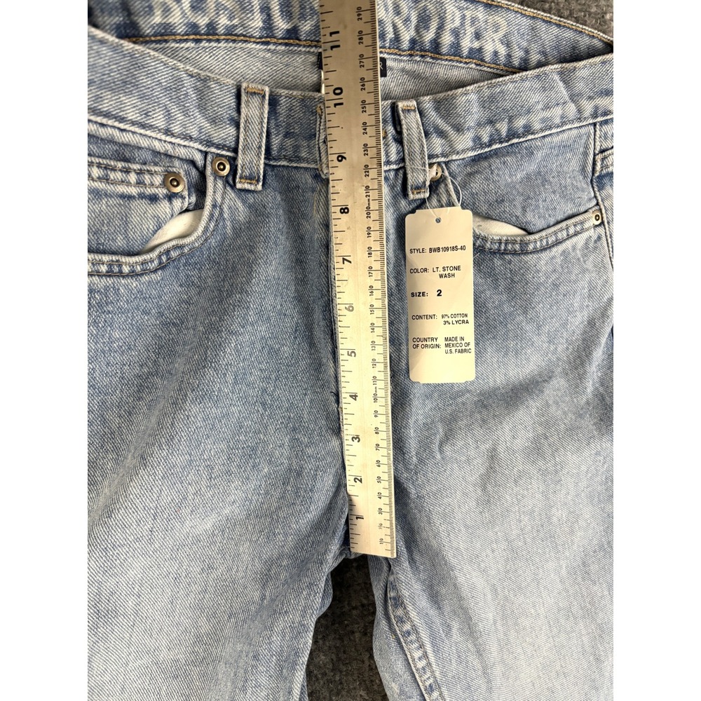 Boston Proper Jeans Womens 2S Bootcut Light Wash NWT Stretch Denim Y2K - Picture 6 of 12